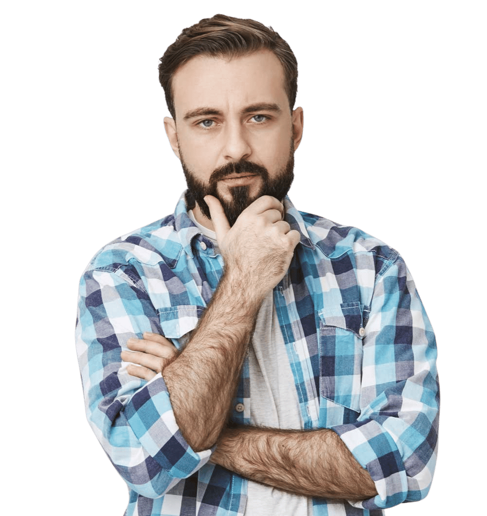 Reflexión sobre la Compra: El usuario pensando si la silla salvaescaleras es la solución adecuada.