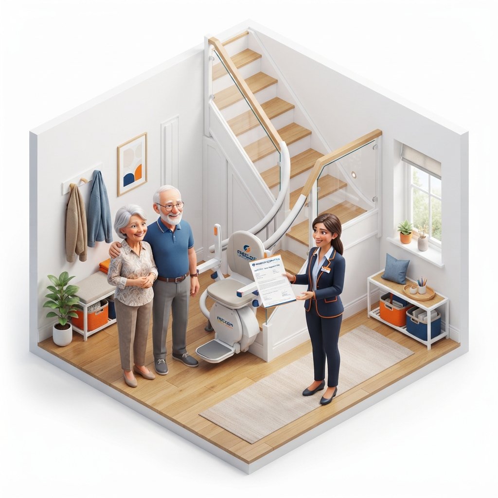 Solicitar presupuesto silla salvaescaleras