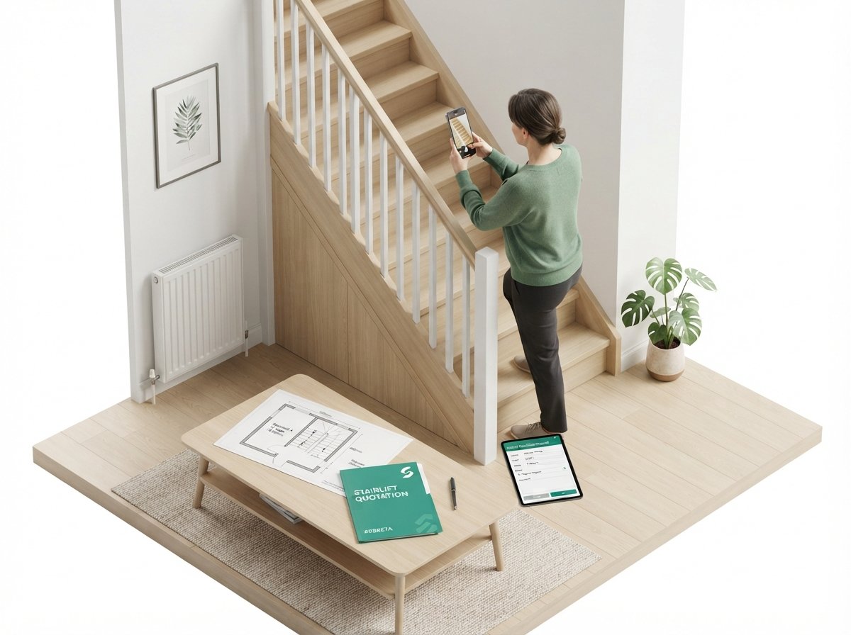 Información necesaria para solicitar un presupuesto de silla salvaescaleras