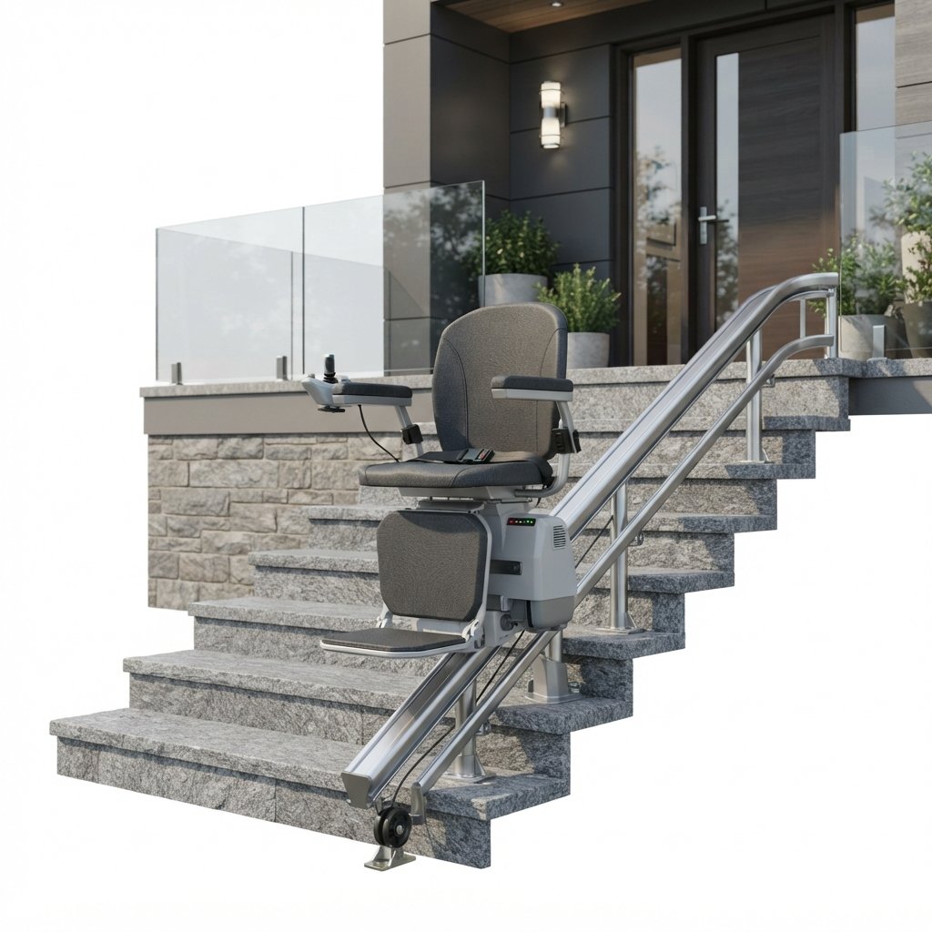 Silla salvaescaleras de exterior