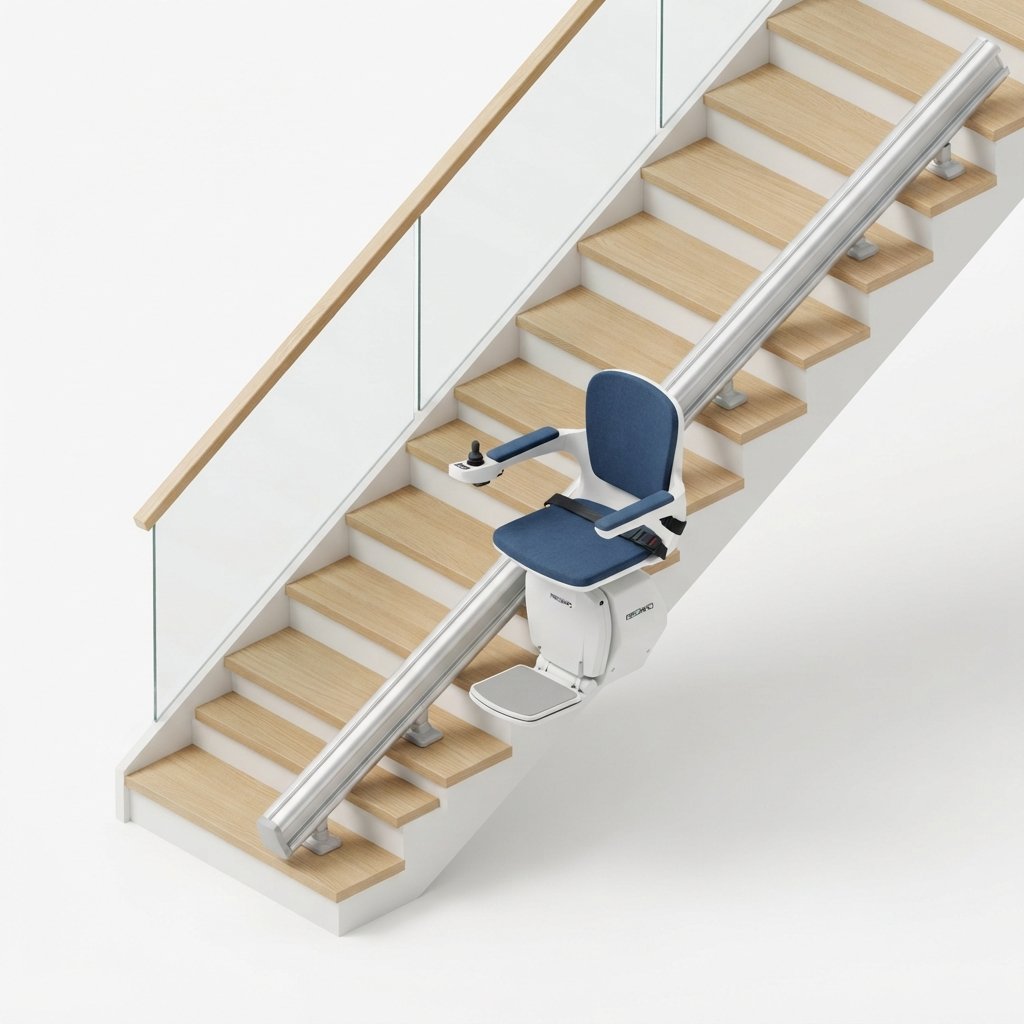 Silla salvaescaleras para escaleras rectas